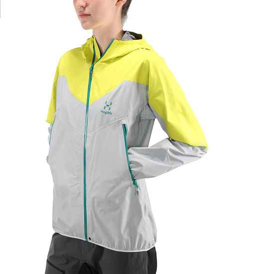 Куртка женская Haglofs L.I.M Comp Stone Grey/Star Dust - Фото 3 большая