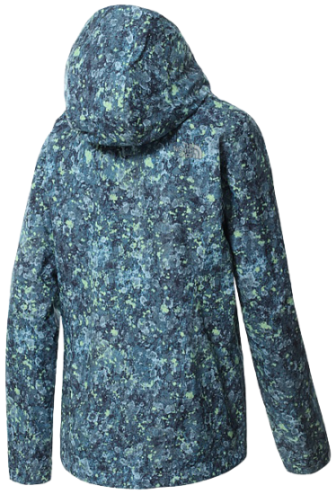 Куртка женская The North Face Printed Venture 2 Beta Blue Lichen Print - Фото 2 большая