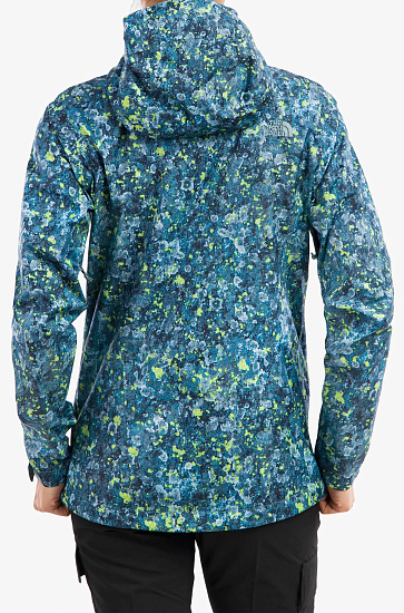 Куртка женская The North Face Printed Venture 2 Beta Blue Lichen Print - Фото 4 большая
