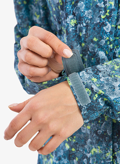 Куртка женская The North Face Printed Venture 2 Beta Blue Lichen Print - Фото 7 большая