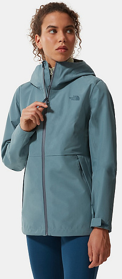 Куртка женская The North Face Dryzzle Futurelight Goblin Blue - Фото 2 большая