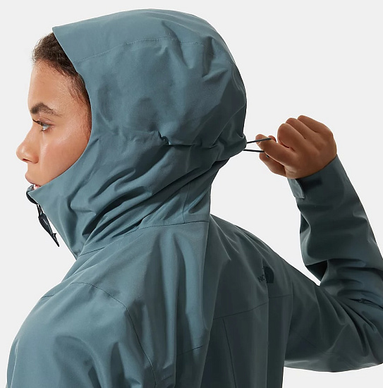Куртка женская The North Face Dryzzle Futurelight Goblin Blue - Фото 9 большая