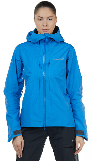 Куртка женская Norrona Trollveggen Gore-Tex Pro Light Campanula - Фото 3 большая
