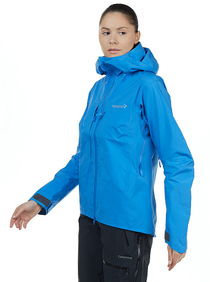 Куртка женская Norrona Trollveggen Gore-Tex Pro Light Campanula - Фото 4 большая