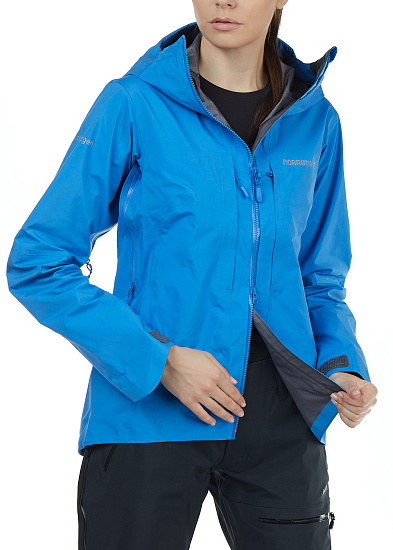 Куртка женская Norrona Trollveggen Gore-Tex Pro Light Campanula - Фото 8 большая