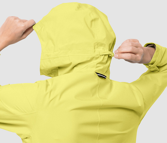 Куртка женская Jack Wolfskin Jwp Shell Sorbet - Фото 4 большая