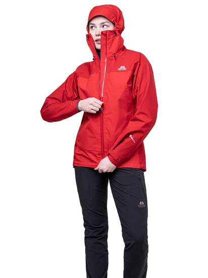 Куртка женская Mountain Equipment Saltoro Imperial Red/Crimson - Фото 4 большая