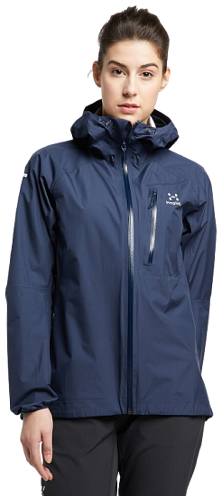 Куртка женская Haglofs L.I.M Tarn Blue - Фото 3 большая