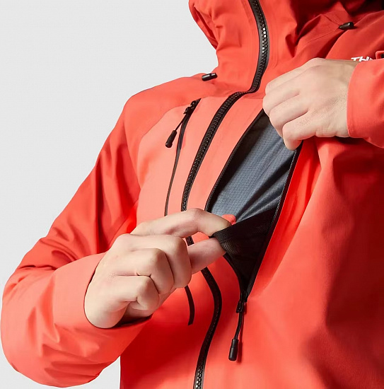 Куртка женская The North Face Pumori Gore-Tex Pro Radiant Orange-Auburn Glaze - Фото 5 большая
