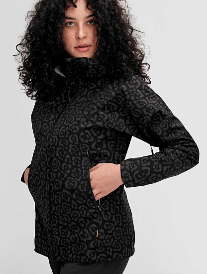 Куртка женская Mammut Masao Light HS Hooded Black - Фото 2 большая