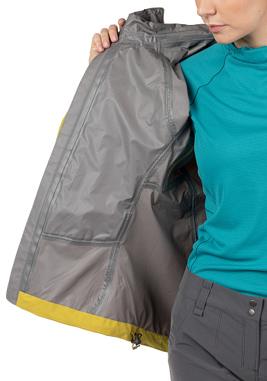 Куртка женская Rab Downpour Alpine Sulphur - Фото 8 большая