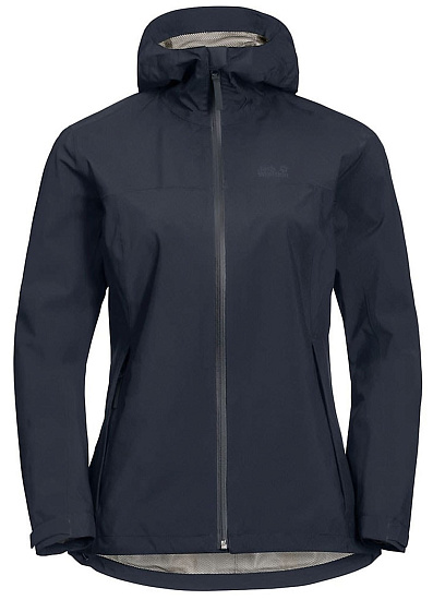 Куртка женская Jack Wolfskin Jwp Shell Night Blue - Фото 1 большая