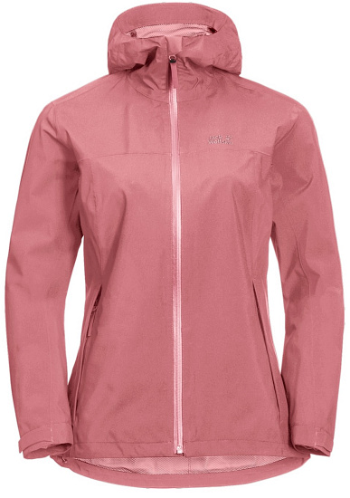 Куртка женская Jack Wolfskin Jwp Shell Rose Quartz - Фото 1 большая