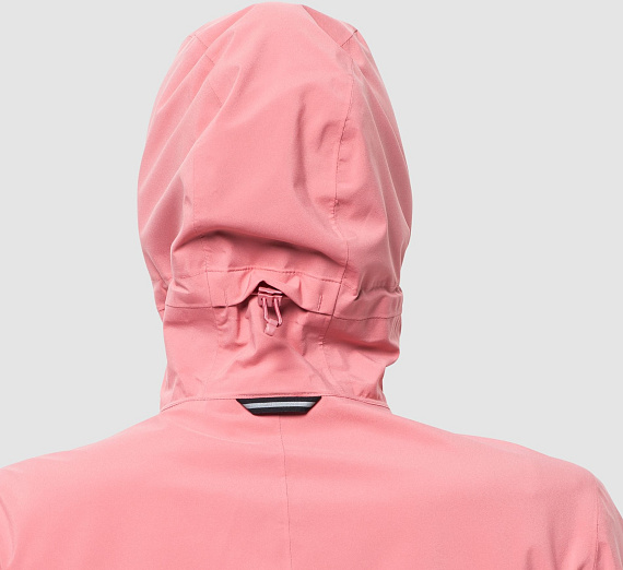 Куртка женская Jack Wolfskin Jwp Shell Rose Quartz - Фото 4 большая