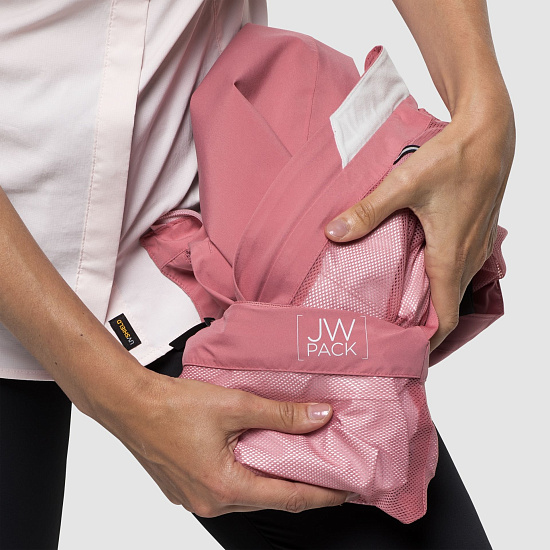 Куртка женская Jack Wolfskin Jwp Shell Rose Quartz - Фото 5 большая