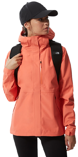 Куртка женская The North Face Dryzzle Futurelight Emberglow Orange - Фото 7 большая