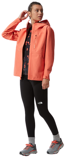 Куртка женская The North Face Dryzzle Futurelight Emberglow Orange - Фото 8 большая