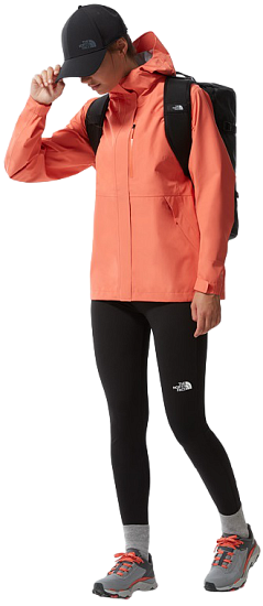 Куртка женская The North Face Dryzzle Futurelight Emberglow Orange - Фото 9 большая