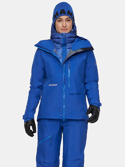 Куртка женская Mammut Eiger Nordwand Advanced HS Hd Eiger Blue - Фото 3 большая