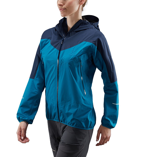 Куртка женская Haglofs L.I.M Comp Mosaic Blue/Tarn Blue - Фото 3 большая
