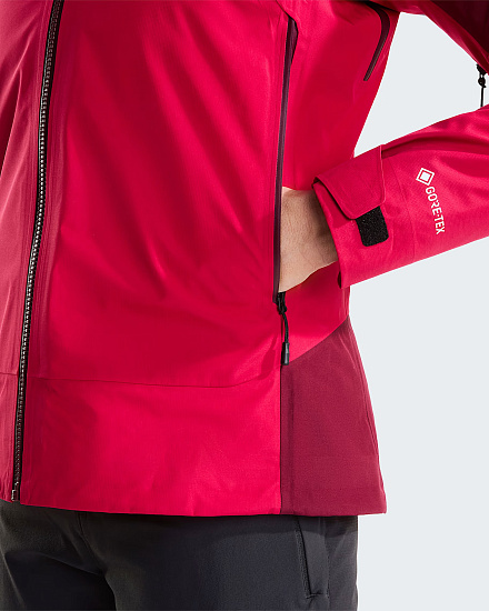 Куртка женская The North Face Gtx Jazzi Lali Guran/Burgundy Cru - Фото 10 большая