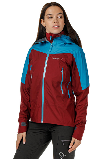 Куртка женская Norrona Falketind Gore-Tex Rhubarb - Фото 5 большая