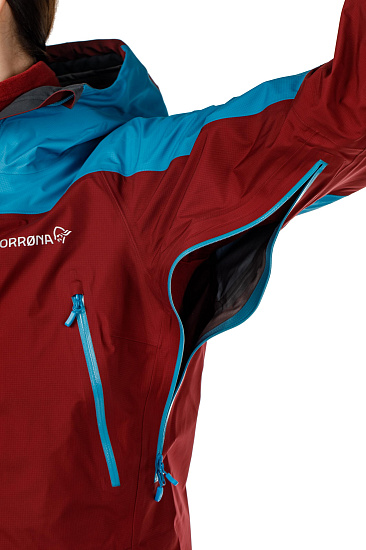 Куртка женская Norrona Falketind Gore-Tex Rhubarb - Фото 8 большая