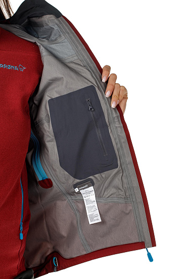 Куртка женская Norrona Falketind Gore-Tex Rhubarb - Фото 9 большая