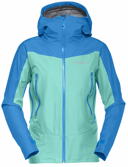 Куртка женская Norrona Falketind Gore-Tex Arcadia/Campanula - Фото 1 большая
