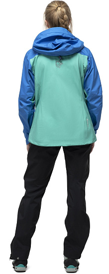 Куртка женская Norrona Falketind Gore-Tex Arcadia/Campanula - Фото 4 большая