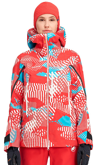 Куртка женская Mammut Nordwand Visiflage HS Hooded Azalea - Фото 2 большая