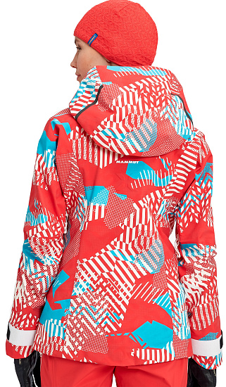 Куртка женская Mammut Nordwand Visiflage HS Hooded Azalea - Фото 3 большая