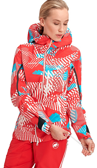 Куртка женская Mammut Nordwand Visiflage HS Hooded Azalea - Фото 6 большая