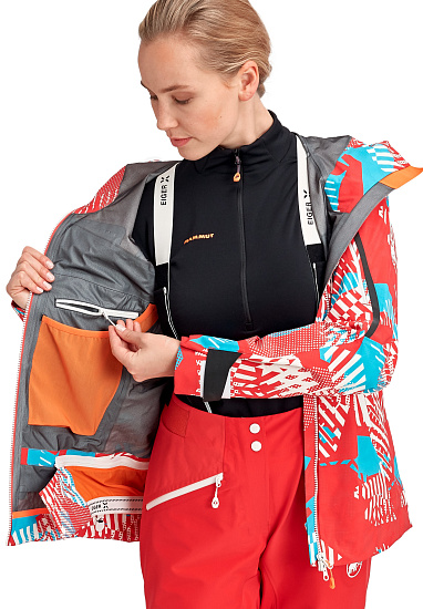 Куртка женская Mammut Nordwand Visiflage HS Hooded Azalea - Фото 7 большая