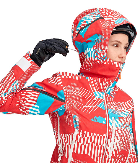 Куртка женская Mammut Nordwand Visiflage HS Hooded Azalea - Фото 9 большая