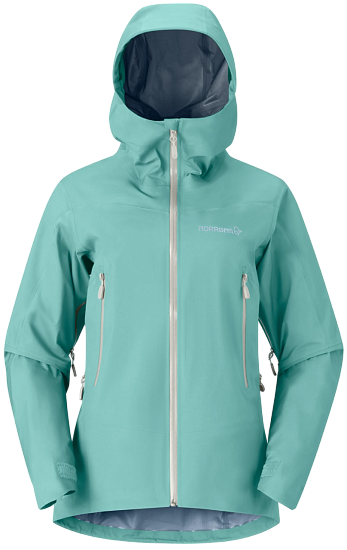 Куртка женская Norrona Falketind Gtx Malachite Green - Фото 1 большая