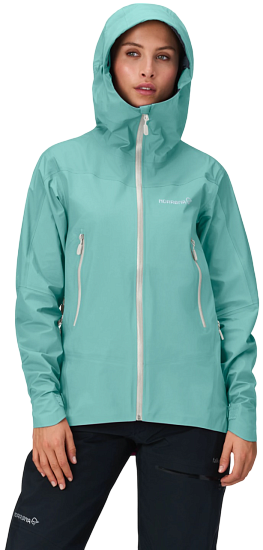 Куртка женская Norrona Falketind Gtx Malachite Green - Фото 4 большая