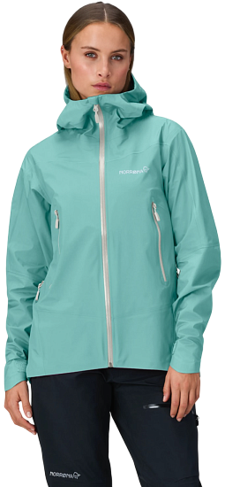 Куртка женская Norrona Falketind Gtx Malachite Green - Фото 5 большая