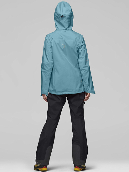 Куртка женская Norrona Falketind Gtx Brittany Blue - Фото 5 большая