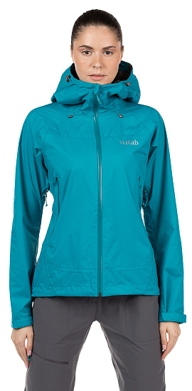 Куртка женская Rab Downpour Plus Tasman - Фото 3 большая