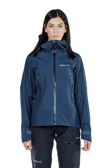 Куртка женская Norrona Falketind Gore-Tex Indigo Night - Фото 3 большая