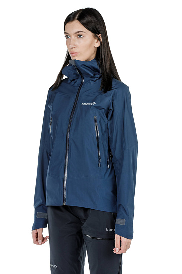 Куртка женская Norrona Falketind Gore-Tex Indigo Night - Фото 4 большая