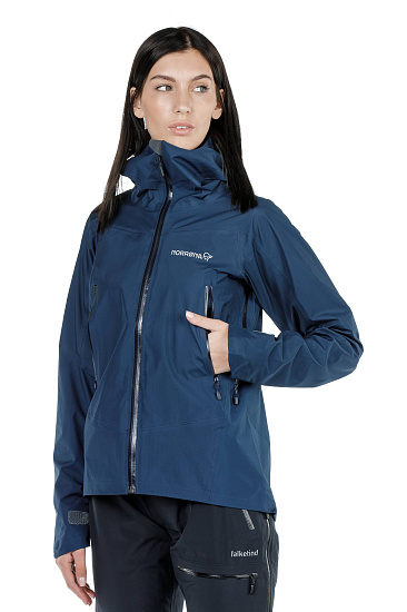 Куртка женская Norrona Falketind Gore-Tex Indigo Night - Фото 5 большая