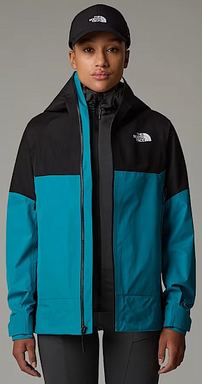 Куртка женская The North Face Jazzi 3L Gtx Deep Teal/Tnf Black - Фото 4 большая