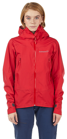 Куртка женская Norrona Falketind Gore-Tex True Red - Фото 6 большая