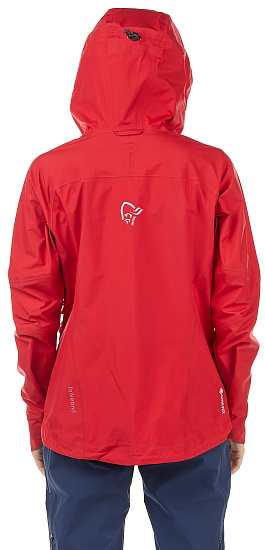 Куртка женская Norrona Falketind Gore-Tex True Red - Фото 8 большая