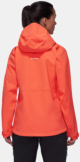 Куртка женская Mammut Linard Guide HS Hooded Peach - Фото 4 большая