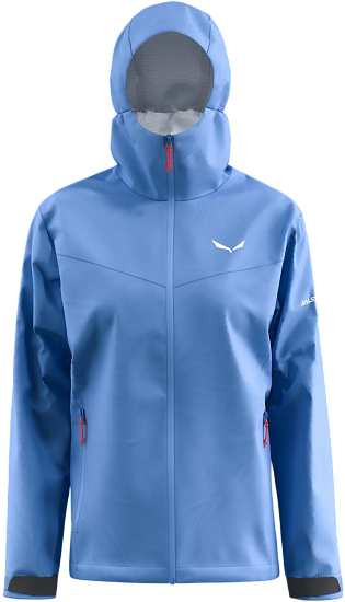 Куртка женская Salewa Puez 2.5L PTX Morning Blue - Фото 1 большая