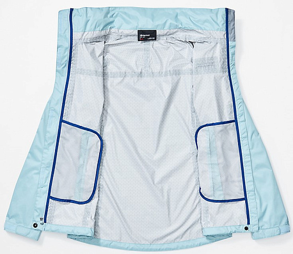 Куртка женская Marmot PreCip Eco Corydalis Blue - Фото 2 большая