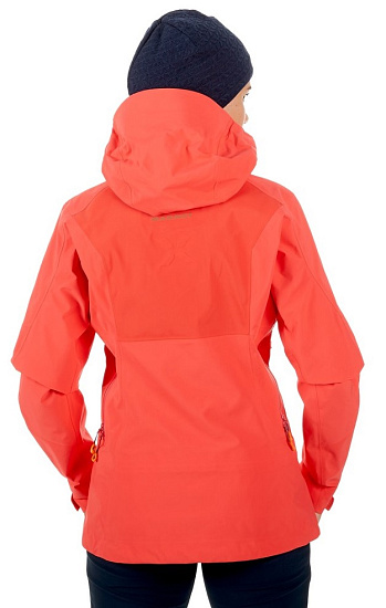 Куртка женская Mammut Nordwand Pro HS Hooded Sunset - Фото 2 большая